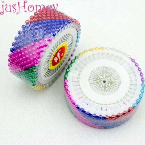 480pcs 35mm Sewing Locating Straight Pins Ball Head Needles Mixed Colors Round Head Pins for Corsage, Draping Craft, Dressmaking
