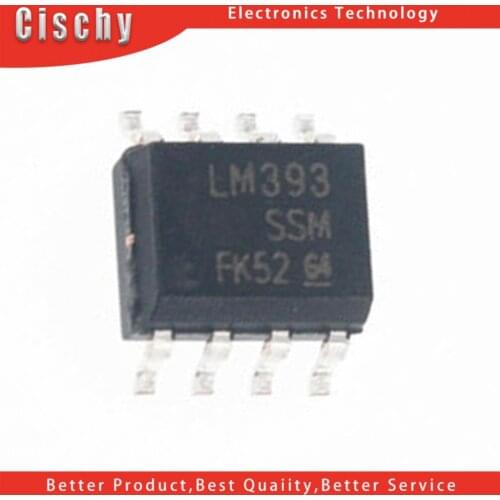 20PCS LM393DR SOP8 LM393 SOP-8 SOP LM393DT LM393DR2G SMD new and original IC
