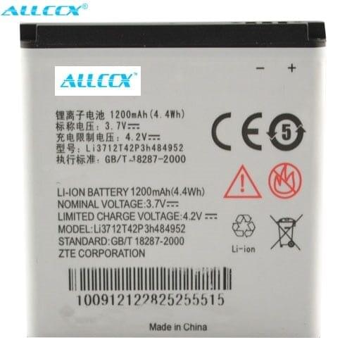 ALLCCX battery battery Li3712T42P3h484952 for ZTE V880(Second version V795 U880S2 V793 V880S2 with excellent quality
