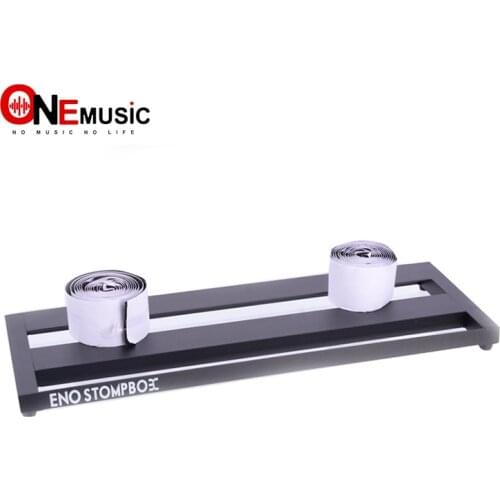 ENO EX Guitar Effect Pedal Board Aluminum with Magical Sticker Guitar Case 51*18.5*3 Black