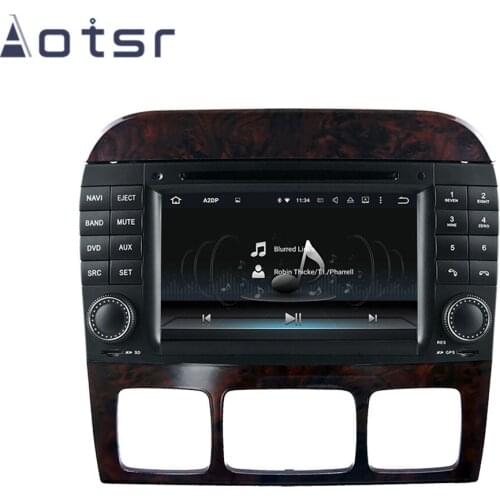 Android 9.0 GPS Navigation Car Radio Player For Mercedes-Benz CL-W215/S-W220 1998-2005 Multimedia Player Head Unit Tape Recorder