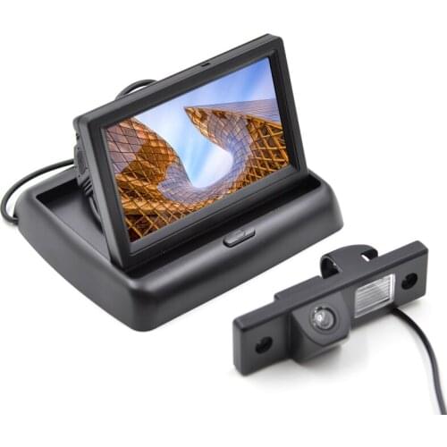 Special Car Rear View Camera for CHEVROLET CRUZE with 4.3 Inch Folding Car Monitor Car Backup Camera Parking Assistance Monitor