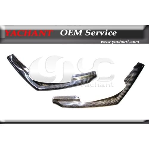 Auto Accessories Car-Styling Carbon Fiber Front Lip 2 Pcs Fit For 2003-2005 Evolution 8 EVO 8 JP Style Front Bumper Lip