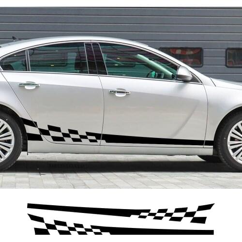 Car Decors Wrap Sheet Film Stickers Automobile Waist Line Decals For Opel OPC Mokka Astra Vectra Insignia Corsa Auto Accessories