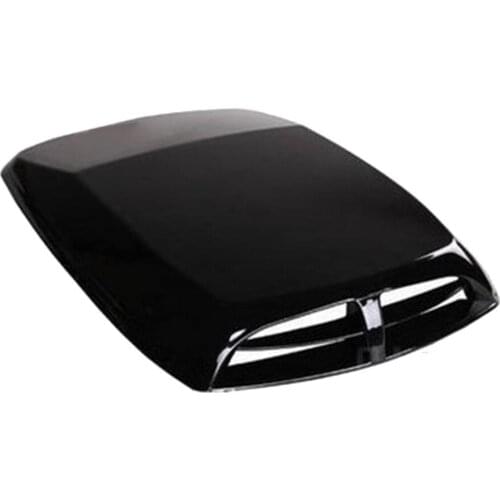 Air Flow Hood Scoop Cover Black Intake Bonnet Universal Vent High Quality