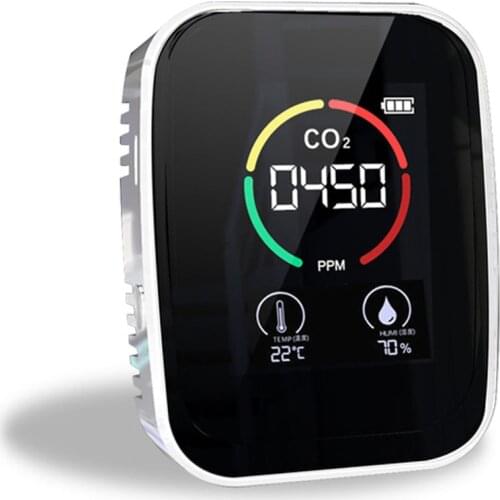 Intelligent Digital Formaldehyde Detector Home Air Quality Meter Carbon Dioxide Detector Gas Analyzer for TVOC HCHO CO2 PM2.5