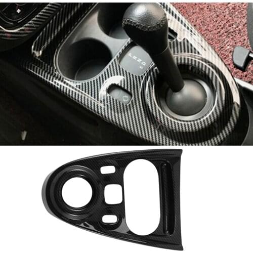 For Mercedes-Benz 453 Fortwo Forfour ABS Car Gear Shift Knob Panel Frame Cover Trim Car Styling