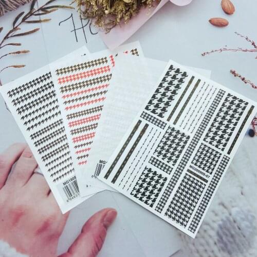 Fashion New Arrival Hot Selling Nail Stickers Thousands Bird Serious Dry Glue Fingernail Decals Hand Decoration for Women Girls