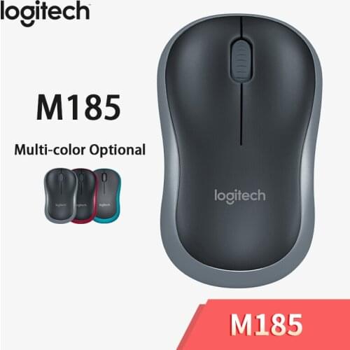 Logitech M185 Wireless Mouse Symmetric Design Mouse with USB Nano Receiver for Office Home Using for PC/Laptop Windows Mac