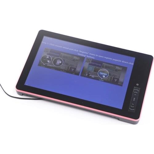 Meeting room Wall Mounted POE NFC Tablet PC 10 Inch Android 8.1 Touch Tablet With LED Indicators