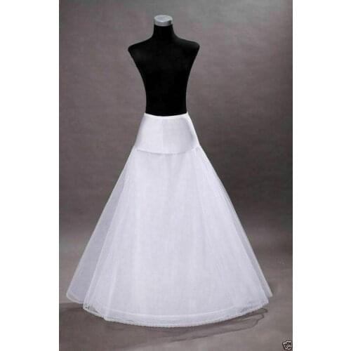 Latest Looking of New Arrival 1 Hoop A-Line Bridal Petticoat Crinoline Wedding Dress Underskirt
