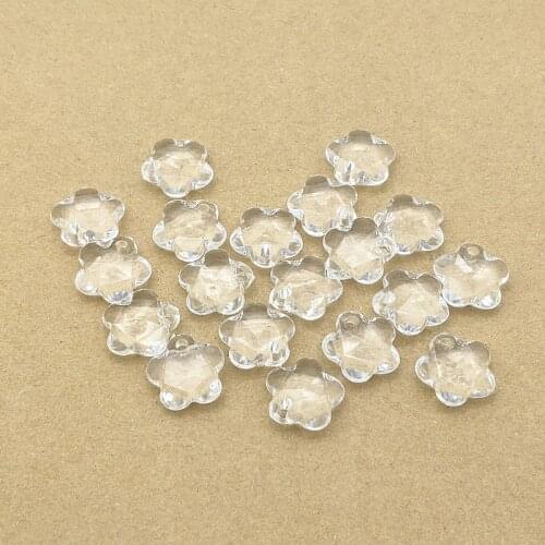 New Arrival! 15x16mm 650pcs Clear Acrylic Flower Beads for Handmade Necklace/Earring DIY Parts,Jewelry Accessories Findings