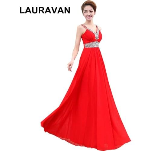 Plus size a-line sleevless brides maid v neck chiffon dress bridesmaid dresses red purple long for beach wedding guests