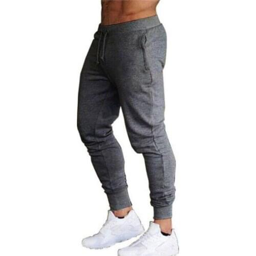 Sport Pants Men Running Pants Men Pants GYM Pants Men Joggers Cotton Trackpants Slim Fit Pants Bodybuilding TrouserSoccer Pants