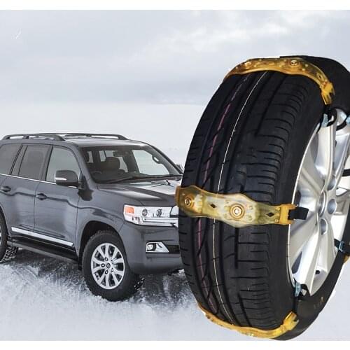 Universal TPU Car Auto Wheels Tyre Tire Emergency Snow Chains Belt Winter Anti-skid Vehicle SUV Wheel Chain Mud Road Safe Safety
