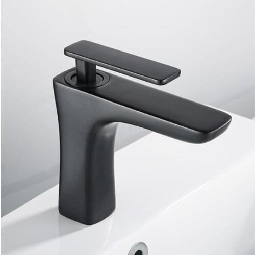 Vidric Fashion black high quality brass single lever hot and cold bathroom sink faucet basin faucet,tap