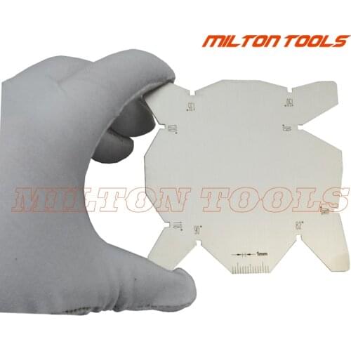 High quality with great price Bit Pattern Drill Template Bit blade gauge bit blade weld gauge weld ruler