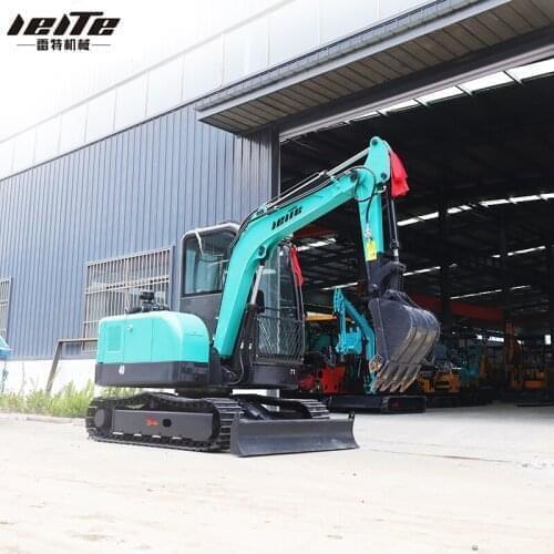 Highly-Efficiency 4 Ton Mini Excavator Color Customizable Reduce Fuel Consumption Micro Digger