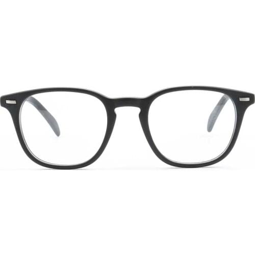 YOUTOP Lightweight Square Round Fashion Eyeglasses Males Black Optical Eyeglasses Striped Acetate Prescription eyewear 8095