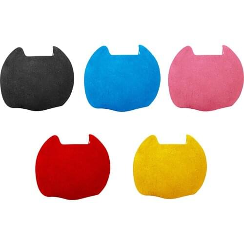 Suede Car Silicone Gear Shift Knob Cover Anti-Slip Lever Gear Shift Knob Cover for Audi 2014-2021 Gear Shift Collars