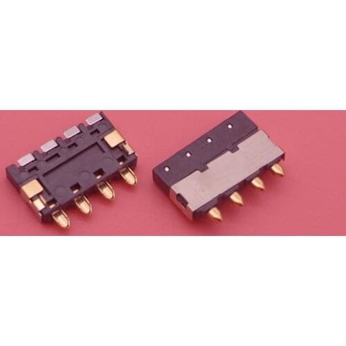 5pcs New 4Pin Inner Battery Connector Holder Clip Contact replacement for mobile phones for Alcatel ZOPO THL Jiayu high quality