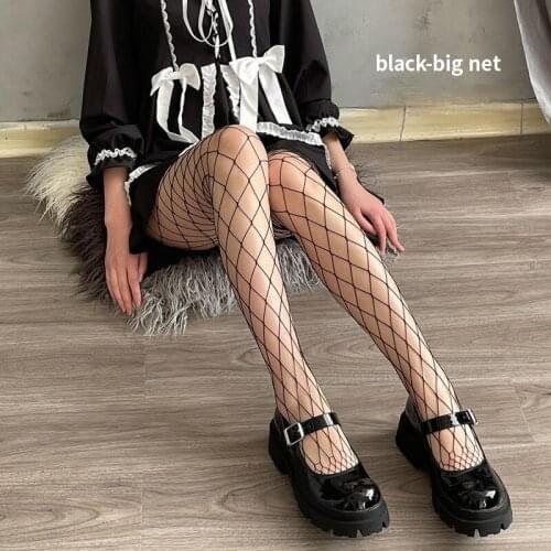 Medias de mujer New Lolita Girl Pantyhose Sexy Womens Slim Leg Thigh High Tights Soft Loli Clothes Fishnet Hosiery Dropshipping
