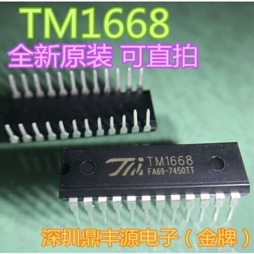 100% New&original TM1668 DIP-24 LEDIC In Stock