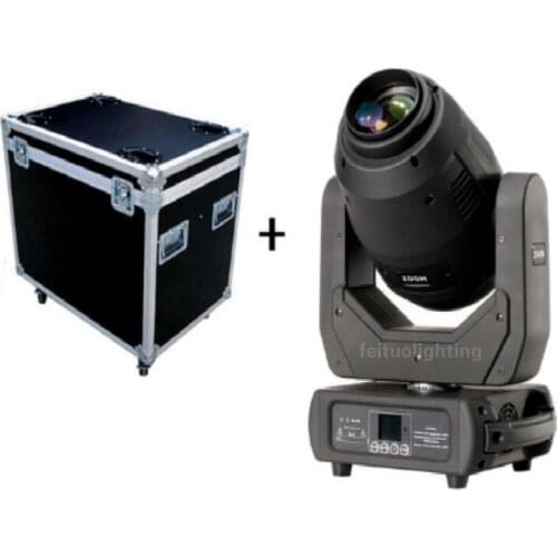2pcs With Fly Case Lyre 250w Led Spot Moving head Light Gobo/Zoom/wash with 8 Prism DMX DJ
