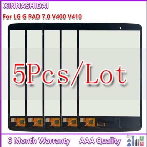 5pcs/For LG G PAD 7.0 V400 V410 Full Touch Screen Digitizer Sensor Glass LCD Display Panel Monitor Assembly