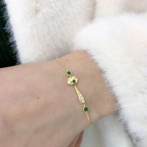 New Arrival 925 Sterling Silver Bracelet Mountings Bangle Findings Jewelry Parts Fittings Accessories for Pearls Bead