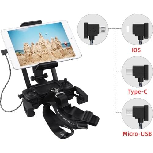 Phone Tablet Holder Bracket for DJI Mavic MINI PRO 2 Pro Zoom Spark AIR Monitor Front View Mount Stand Stent Drone Accessories