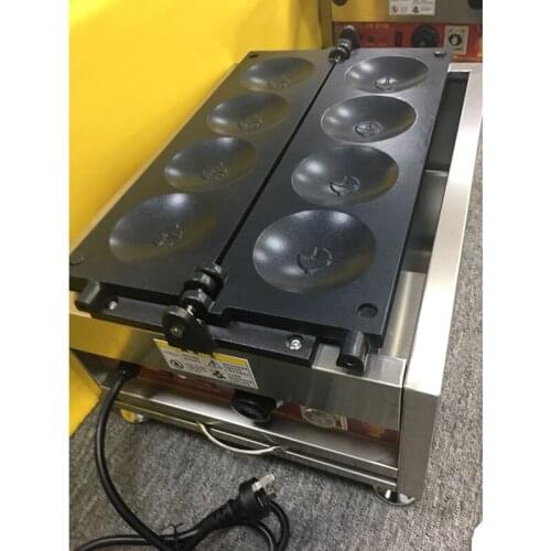 Electric Jingle Bell Shape Waffle Maker Machine Cartoon Doraemon Rotating Type Machine Commercial Jingle Bell Shape Pancake Iron