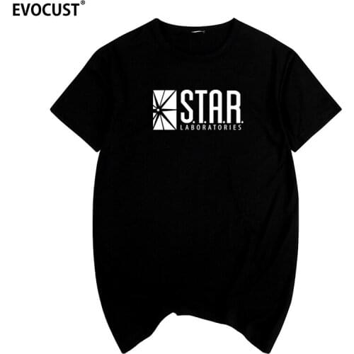 2018 Fashion STAR Laboratories streetwear Summer print T-shirt Cotton Men T shirt New women TEE