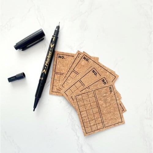 Small double head oil marking pen line drawing brush line drawing pen water based edge tracing black quick drying marker