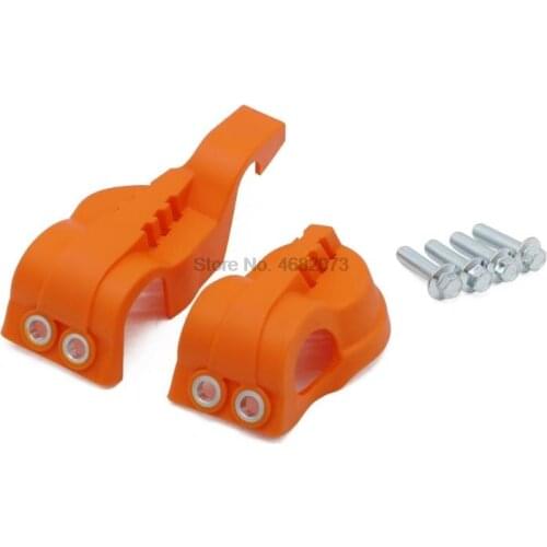 By DHL or Fedex 50set Motorcycle Front Fork Leg Shoes Cover Guard Protector For WP Fork KTM
