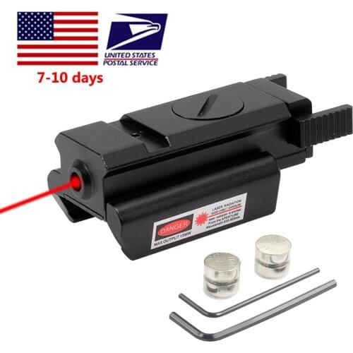 Handgun Red Dot Laser Sight Scope 20MM Pistol Weaver Picatinny Rail Tactical Laser Sight