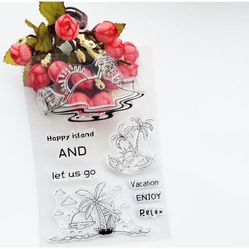 11*16CM Pirate Transparent Clear Stamp Silicone Stamp/Seal DIY Scrapbooking/Photo Album Easter Stamp Sheets