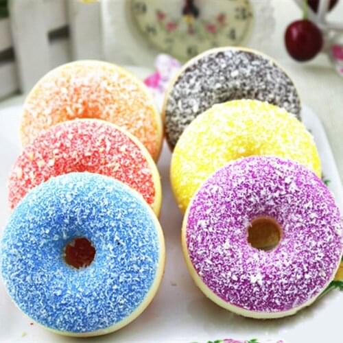 Squishy Squeeze Stress Reliever Soft Colourful Doughnut Scented Slow Rising Toys Squishy Toys Antistress Child Kid Baby Toys#p4