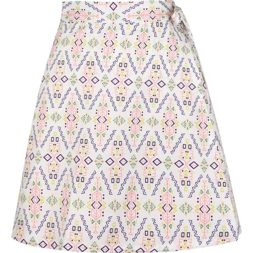 2021 Women Sexy Sarong Summer Skirt SS0015 Geometry Boho Printed Quick Wrap Athletic Cover-up That Multitasks Wrap Skirt