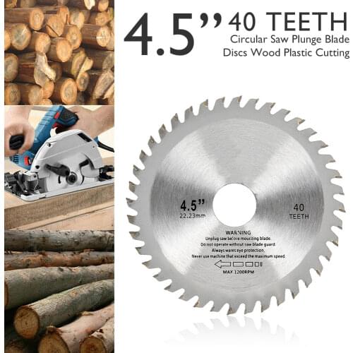 1pc 115mm 40 Teeth Circular Carbide Saw Blades Cutting Wood For Angle Grinder Saw Disc Wood Cutter Saw Blade For Cutting Wood