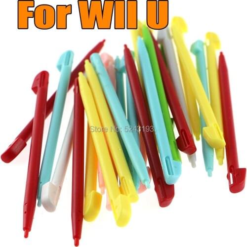 10pcs/lot Multi Color Stylish Touch Pen Touch Stylus Pen for Nintend Wii U WIIU Game Console