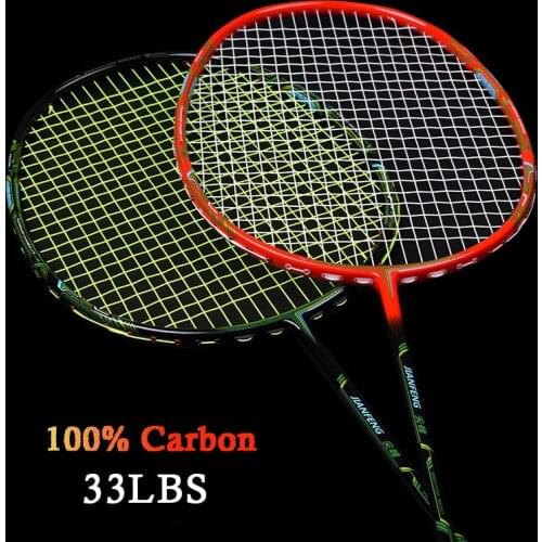 Japan MJ30 Carbon Fiber Badminton Rackets With String Bags Professinal Offensive Racquet Max Tension 32LBS Ultraligh 80G Adult