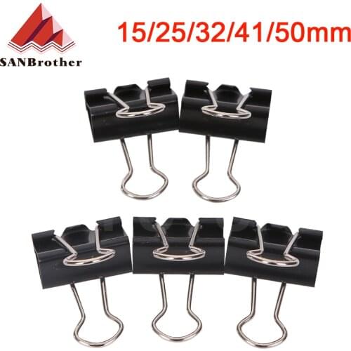 3D Printer 15mm/25mm/32mm/41mm/51mm black Clips for Heatbeds Foldback Bulldog Glass Bed Clip for DIY Reprap 3D Printer