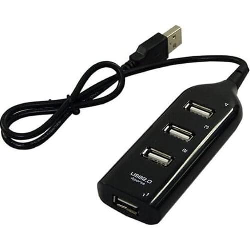 4 Ports USB HUB 2.0 Portable OTG HUB 480Mbps Splitter Multi HUB Splitter Expansion High Speed For Desktop PC Laptop Adapter Plug