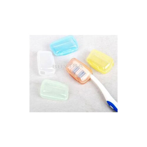 5 PCS High Quality Transparent Portable Travel Toothbrush Head Cover Case Protective Caps Health Care