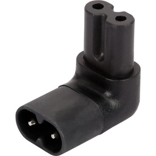 IEC320 C7 TO C8 Power adapter,IEC 320 C7-C8 up down angle right angle AC Power adapte