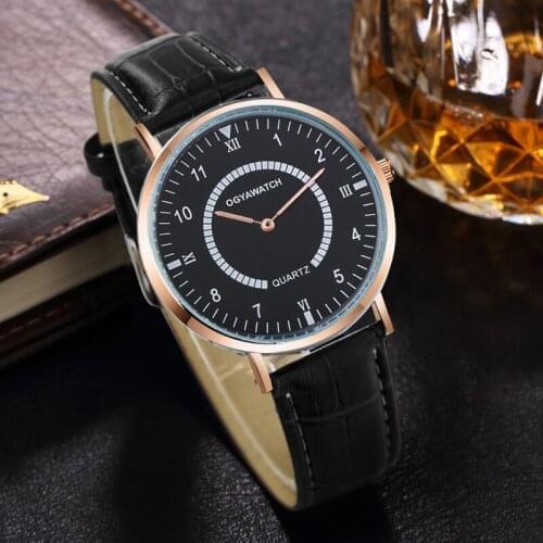 Mens Watch Top Brand Luxury Ultra-thin Watch Fashion Sports Men Watches Leather Clock Erkek Kol Saati Relogio Masculino