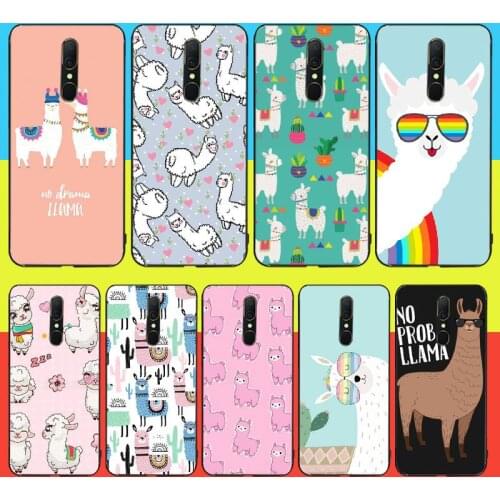 PENGHUWAN Kawaii Cute Llama Alpaca DIY Luxury Phone Case For Oppo A5 A9 2020 A11x A71 A73S A1K A83 case