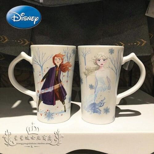 Disney Frozen Elsa Anna Cartoon Cute Ceramic Mug Mug