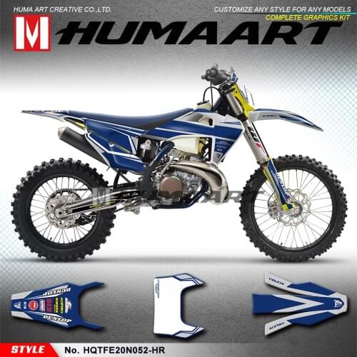 HUMAART Off-Road Graphics MX Stickers for TE 150i 250i 300i FE250 FE350 FE450 FE501 FE 250 350 450 501 2020 2021, Blue